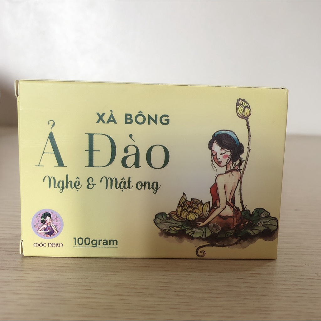 Mộc Nhan Natural, Xà Bông Trầu Không, Mướp Đắng, Nghệ, Mật Ong Handmade, Tiemxuongrong, Khử Mùi, Trắng Da, Mờ Thâm