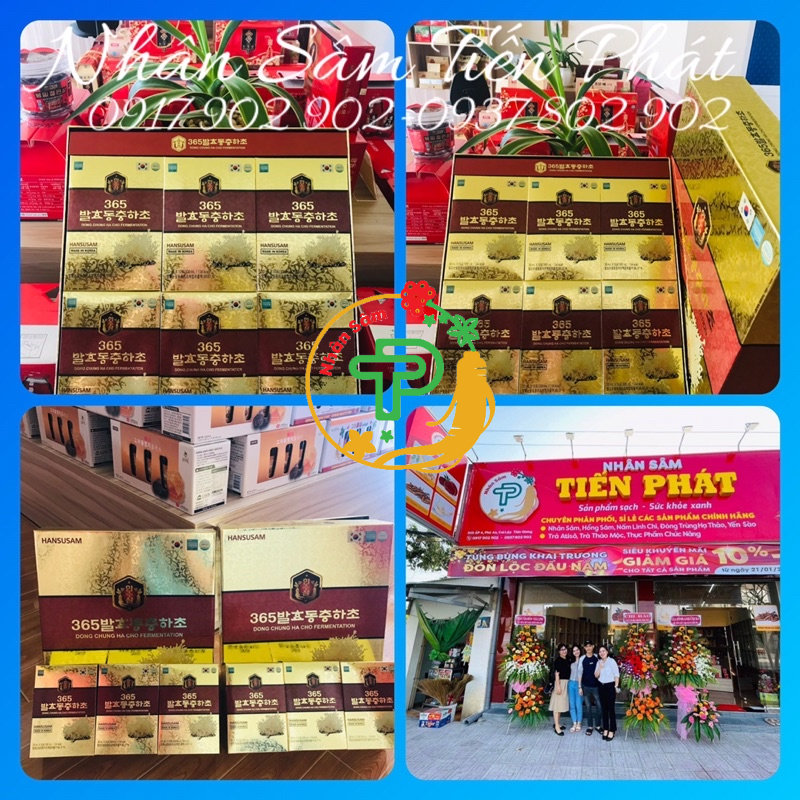 Hồng Sâm Đông Trùng Hạ Thảo Hàn Quốc - Hộp 60 gói