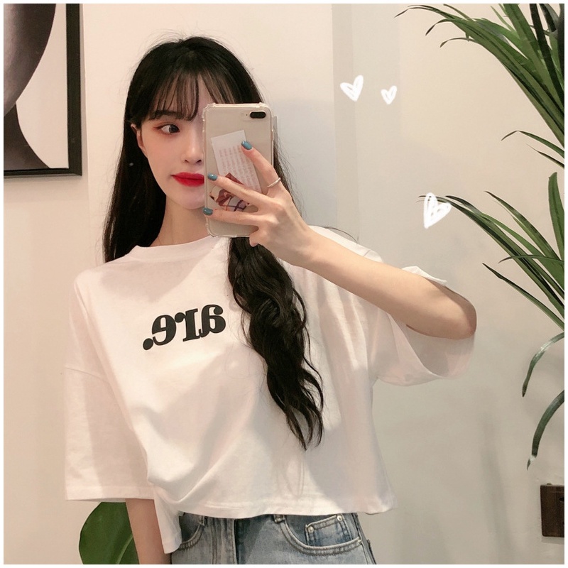 ÁO CROTOP NỮ CHỮ ARE HÀN QUỐC BESTSELLER CR21003