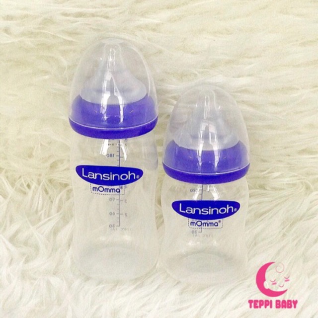 Bình sữa Lansinoh Momma 160ml - 240ml