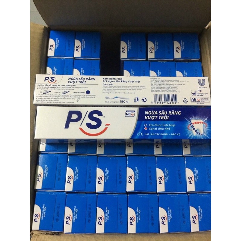 Kem đánh răng P/S ngừa sâu răng vượt trội 180g