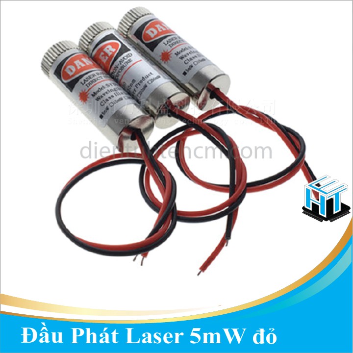 Đầu phát Laser 5mW _ Đỏ Đầu Phát Laser 3-5V 5mW