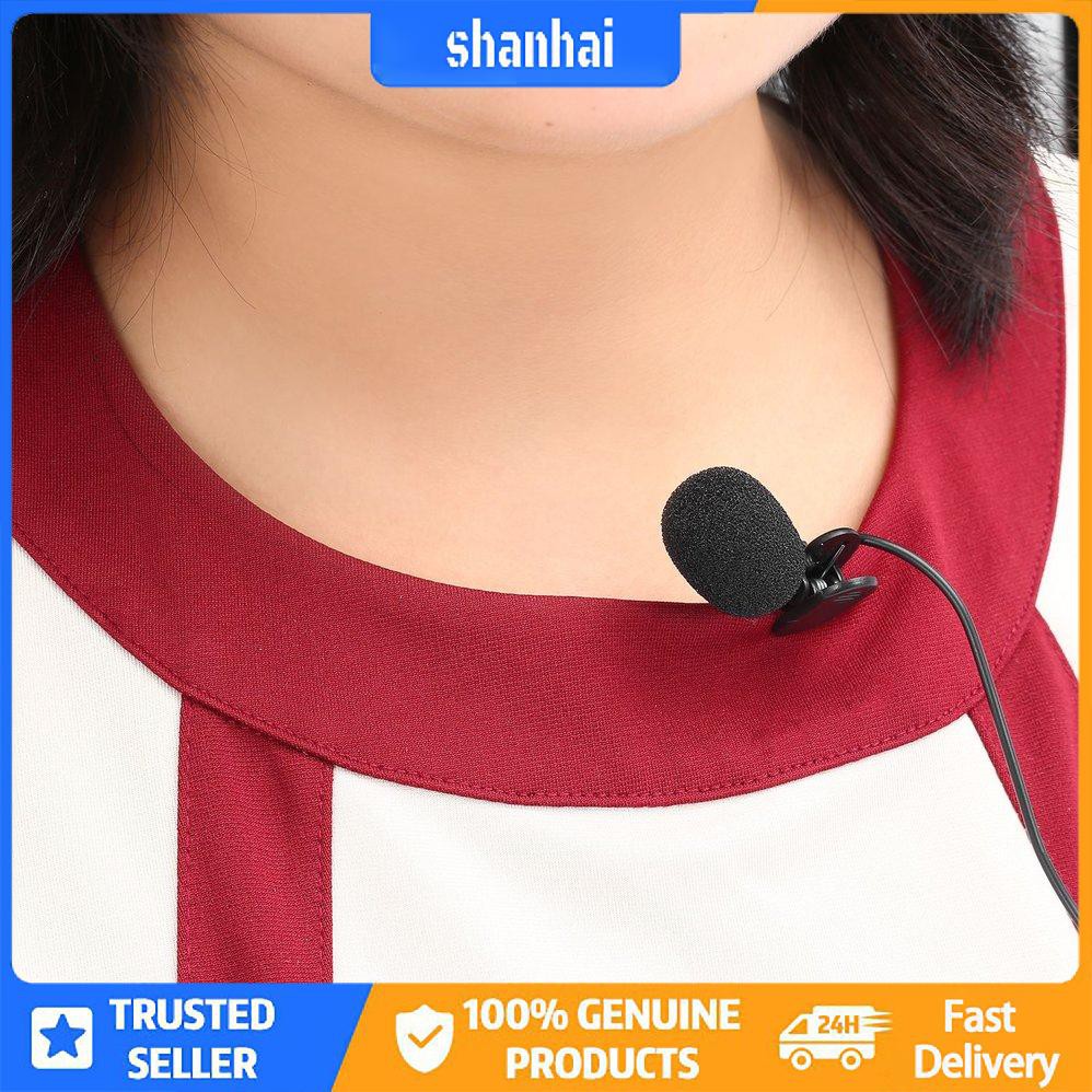 Mới 3.5mm Mini Studio Speech Microphone W / Clip cho PC Máy tính để bàn Máy tính xách tay | BigBuy360 - bigbuy360.vn
