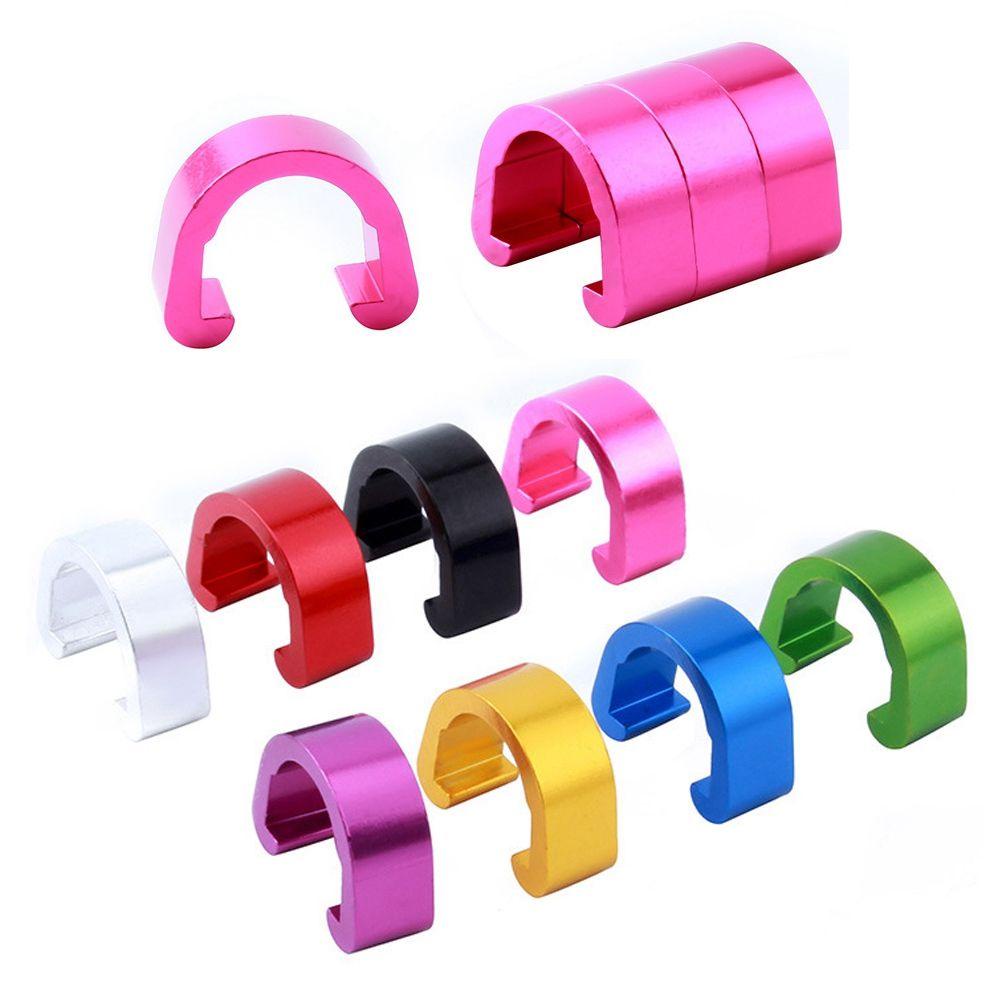 MUVAKO Set 5 / 10 Khóa Chữ C Bằng Hợp Kim Nhôm Chuyên Dụng Cho Dây Phanh Xe Đạp Leo Núi