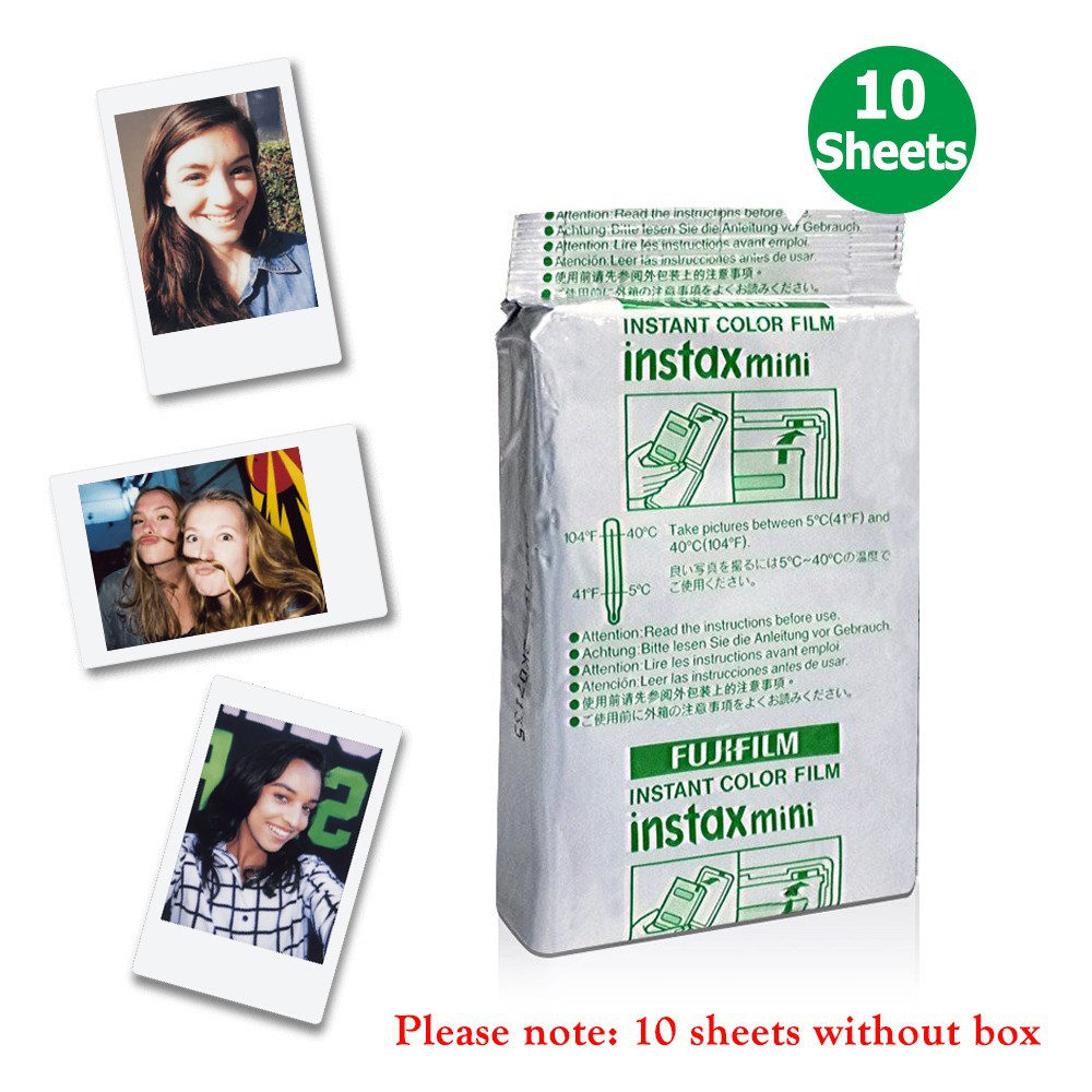 Film Fujifilm Instax Mini các loại như mini 8,9,70,90 ( 10-&gt;20 kiểu )