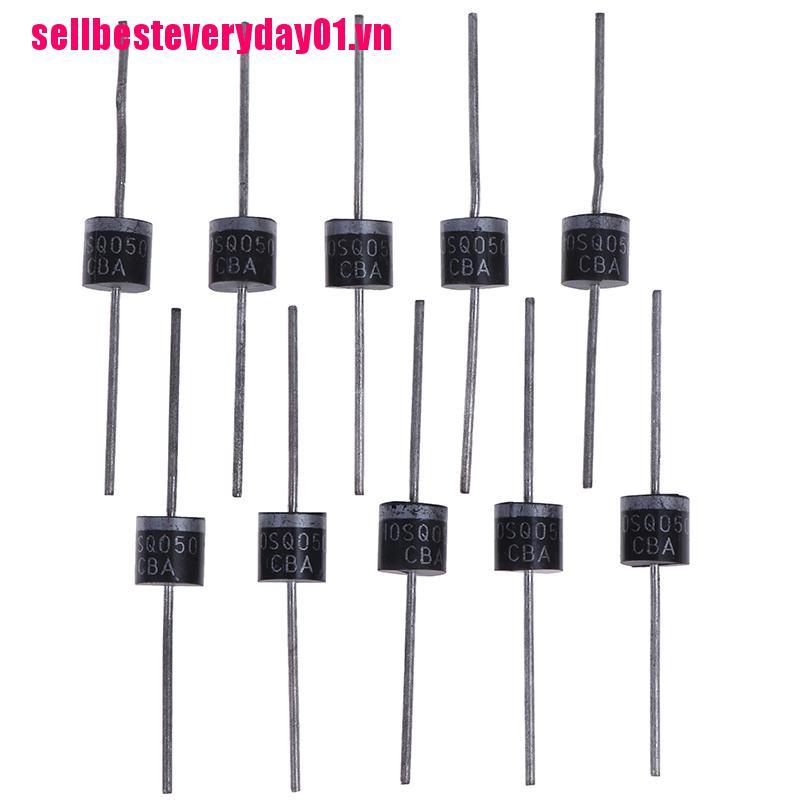Bộ 10 Diode chỉnh lưu pin năng lượng mặt trời 10sq050 10a 50v chuyên dụng
