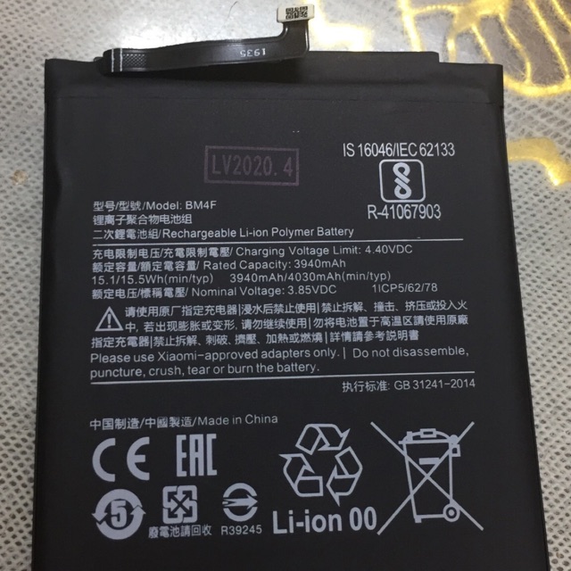 Pin Xiaomi BM4F xịn, bảo hành 3 tháng