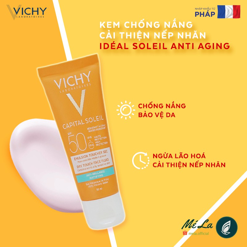 [ Chính Hãng ] Kem Chống Nắng Vichy 50ml mẫu mới dành cho da dầu | BigBuy360 - bigbuy360.vn