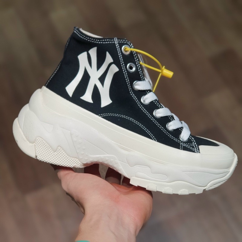 [ ẢNH THẬT + HÀNG SẴN ] 𝐌𝐋𝐁 𝐂𝐇𝐔𝐍𝐊𝐘 𝐇𝐈𝐆𝐇  + low giày thể thao Sneaker mlb độn đế cổ cao cổ thấp  MLB chunky High  độn đế