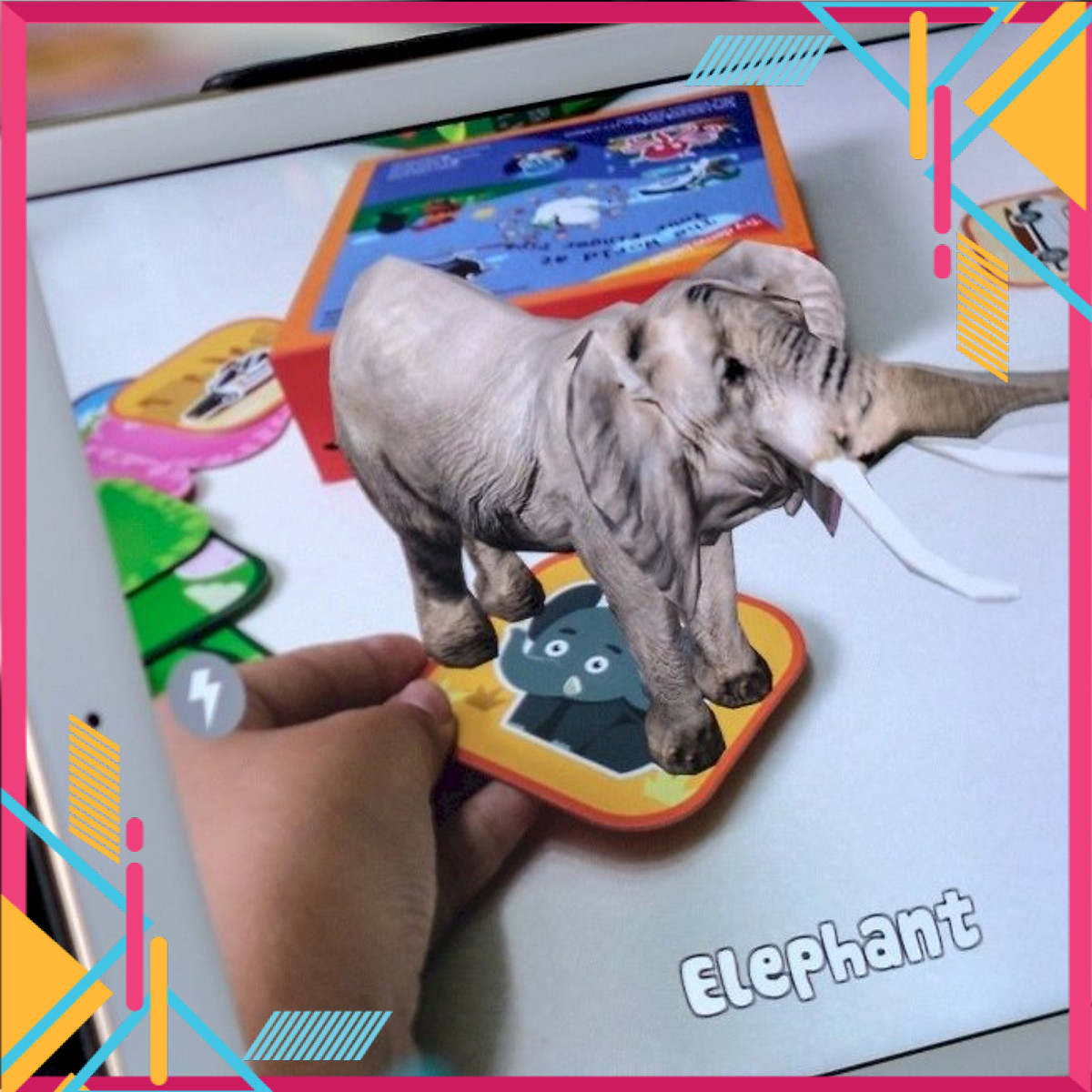 Mua Ngay Thẻ học thông minh EKID 4D Augmented Reality Flashcards. EKID - 48 Animals & 48 Vehicles