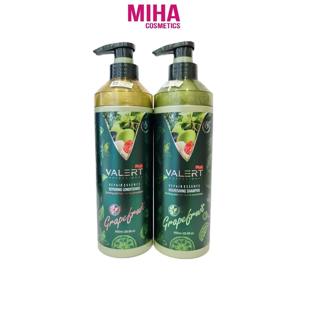Dầu Gội Hoặc Dầu Xả Bưởi Hỗ Trợ Chống Rụng Tóc Kích Thích Mọc Tóc Grapefruit Valert 850ml