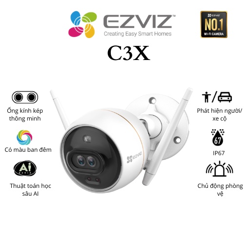 Camera Wifi gắn ngoài trời EZVIZ C3X CS CV310