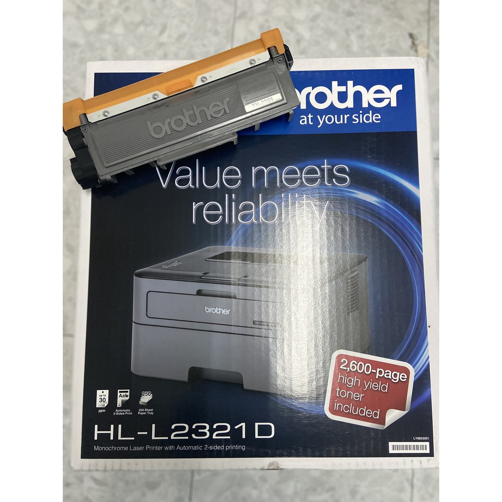 Máy in Brother 2321D in 2 mặt tự động  - hàng chính hãng Brother bảo hành 24 tháng