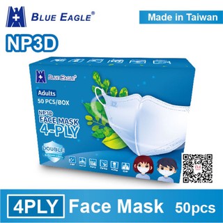 Khẩu trang cao cấp Blue Eagle NP3D