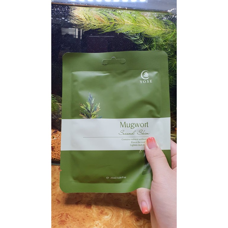 Mặt nạ da sinh học Coko Yose Mugwort [THẢO DƯỢC NGẢI CỨU, DỊU DA, CẤP NƯỚC, DƯỠNG ẨM, TRẮNG SÁNG]