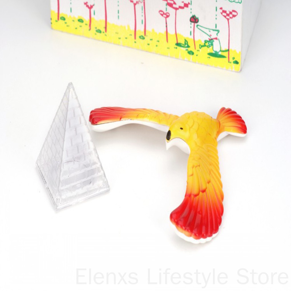 Kids Adults Child Magic Balancing Bird Eagle with Tower Stand Base Toy Learn Gag Gift Desk ELEN