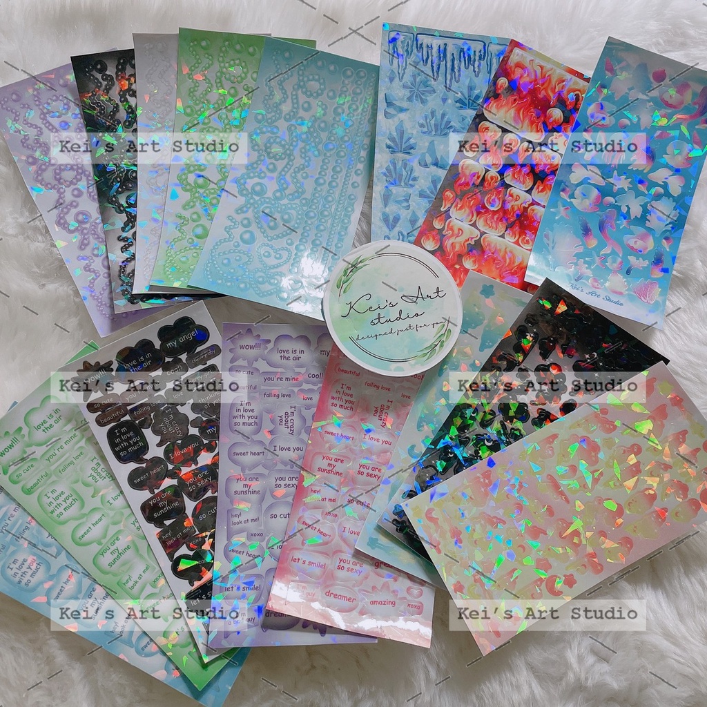 Sticker toploader thiết kế nhà Kei - ĐỌC KĨ THÔNG TIN