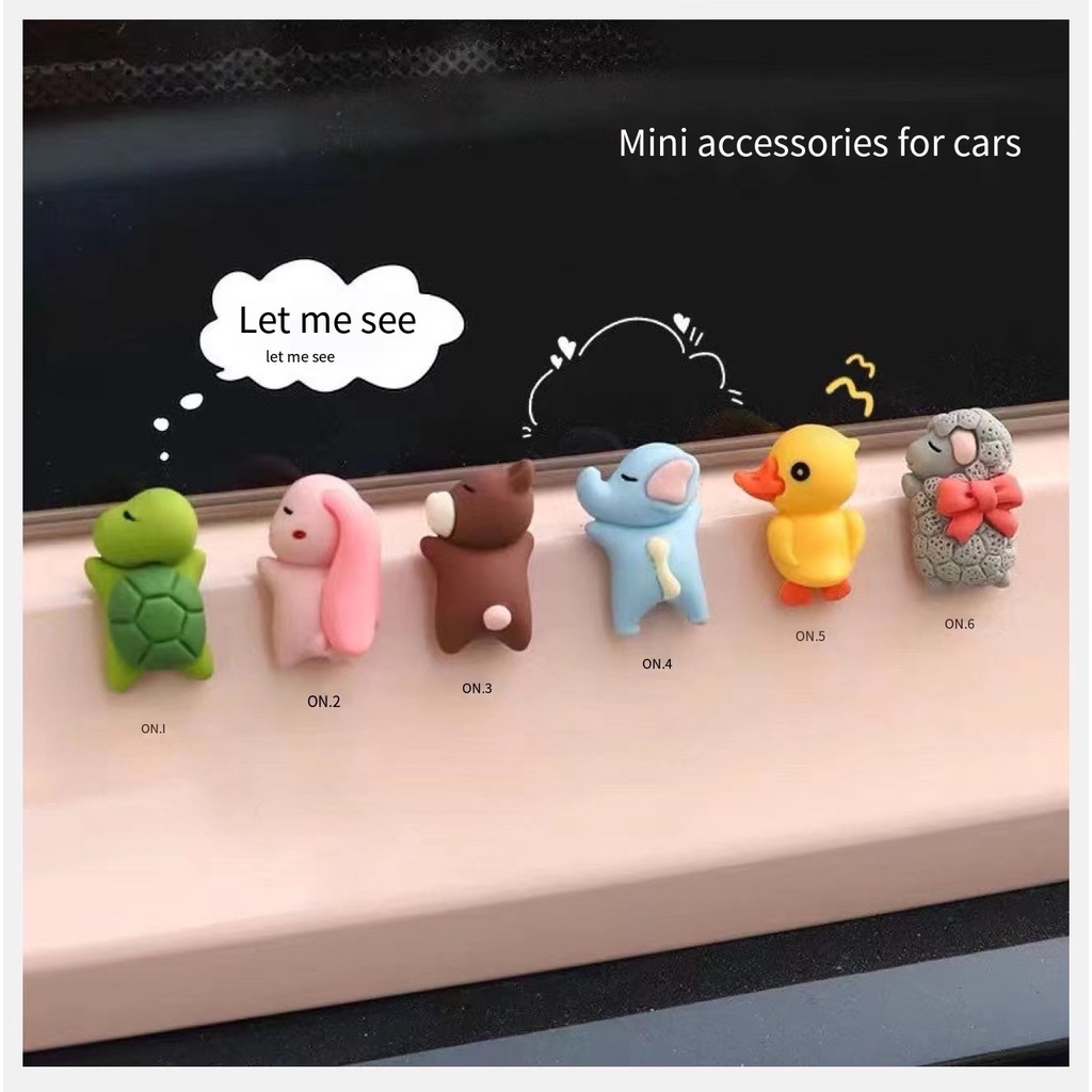 Nhãn Dán Trang Trí Xe Hơi Họa Tiết Động Vật Dễ Thương