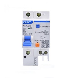 Attomat chống dòng dò chint nxble-32 1p+n 32a