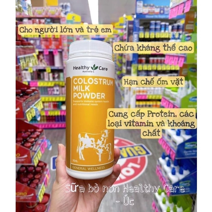 Sữa bò non Healthycare 300gr của Úc - Chính hãng