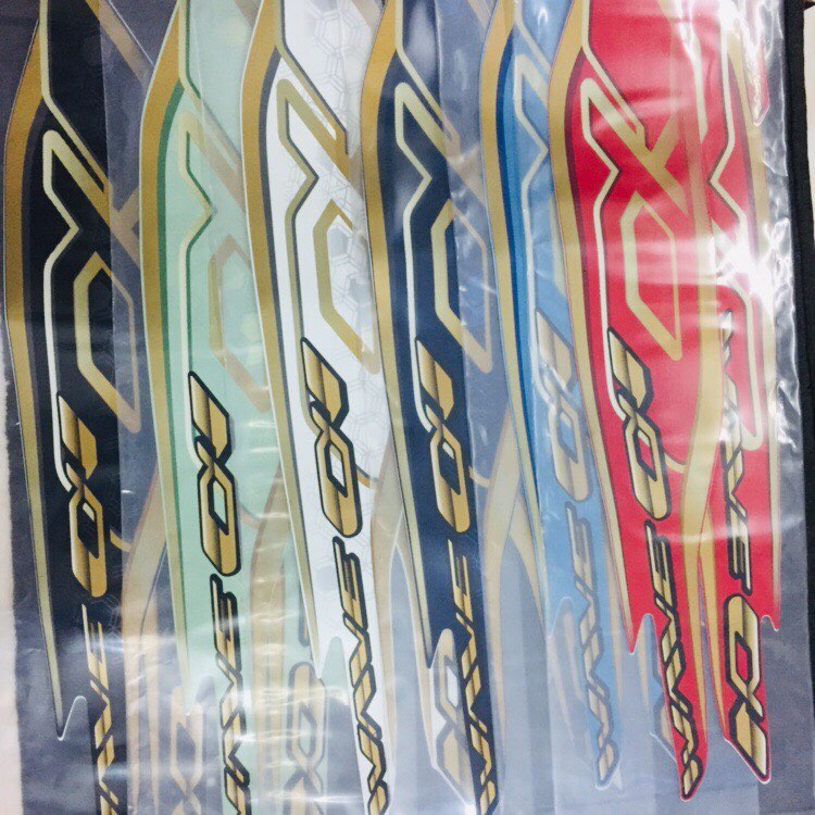 TEM DÁN TRANG TRÍ XE WAVE ANPHA ĐỜI 2020 3 LỚP CAO CẤP NHƯ TEM ZIN