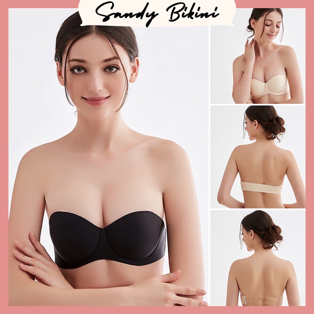 Áo Ngực Đúc Không Dây, Quây Cúp Ngang (tặng kèm dây lưng)