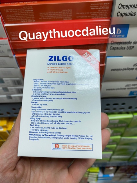 BĂNG CÁ NHÂN ZILGO BẢN TO (30 miếng)