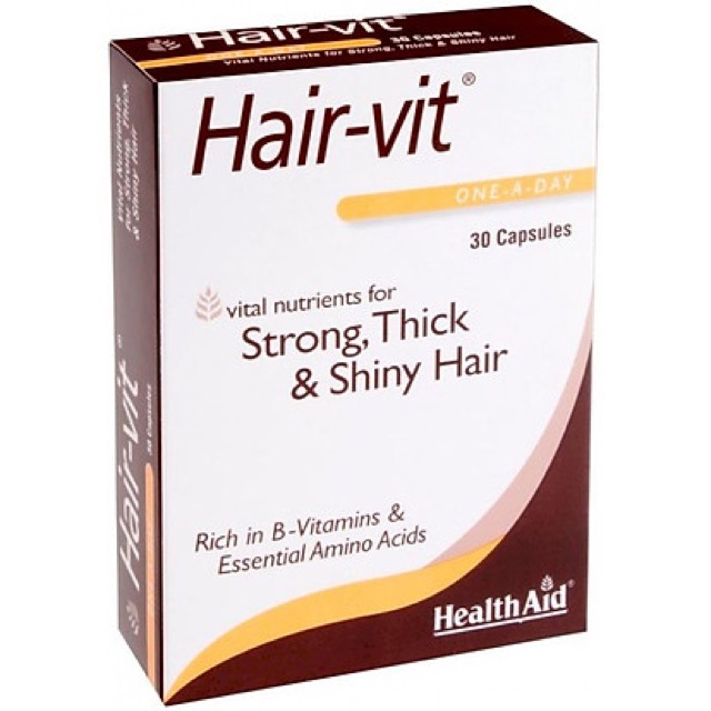 Healthaid Hair - Vit chăm sóc tóc, chống rụng tóc, kích thích mọc tóc VITAMIN TÓC - VITAMIN B, AXIT AMIN THIẾT YẾU ++