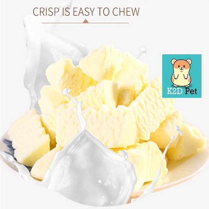 Phô mai cheese thơm, giòn cho hamster, Guinea Pig (bọ ú, chuột lang), thỏ, sóc bắc mỹ, chinchilla