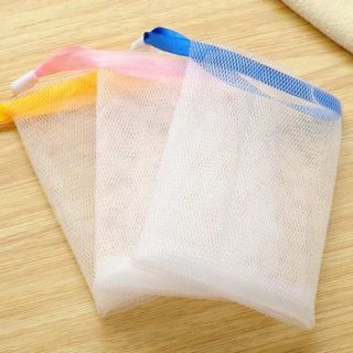 Túi Lưới Tạo Bọt Xà Bông Tắm, Đựng Bánh Xà Bông Tiện Lợi