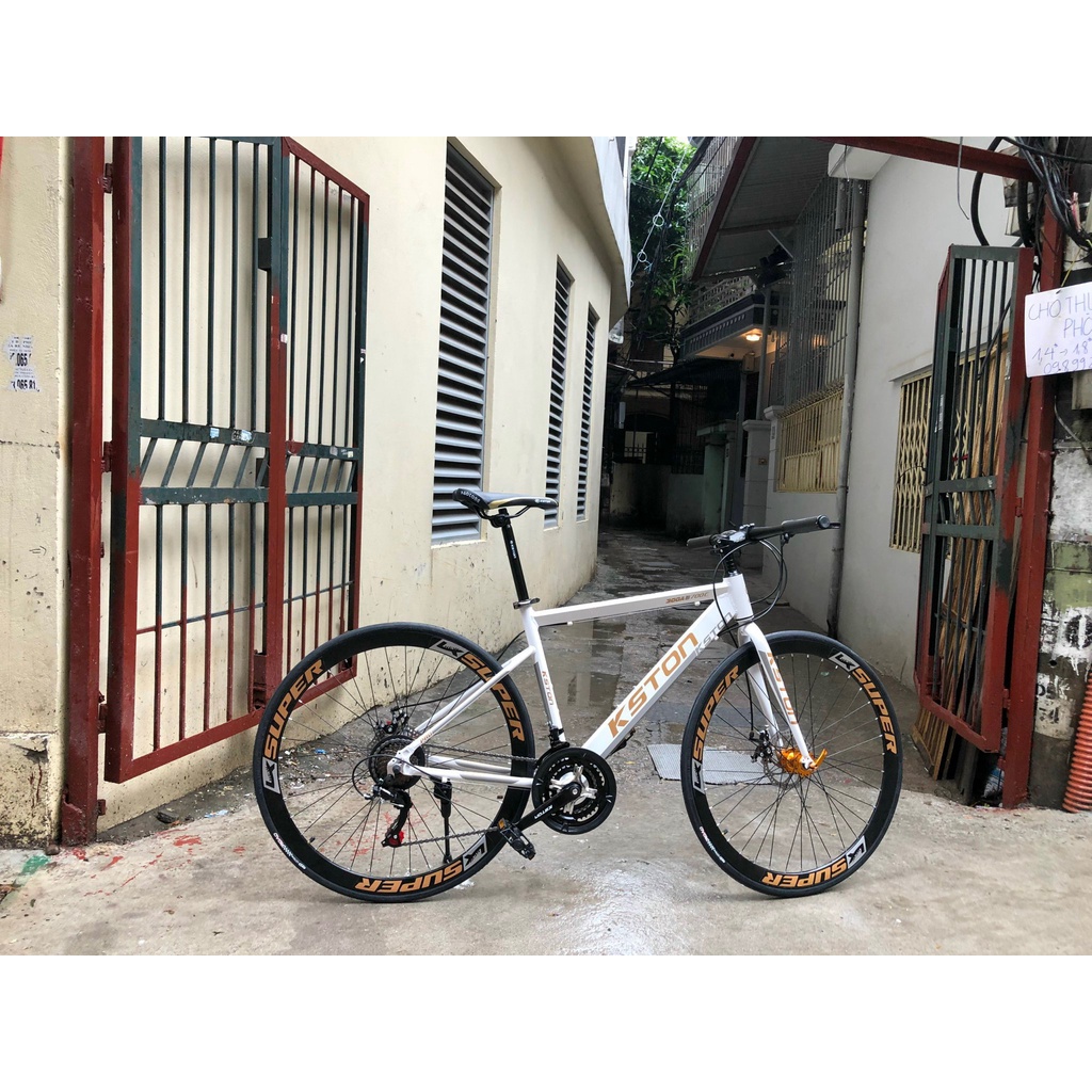 Xe Đạp Kston Khung Nhôm đề shimano kèm hình ảnh thực tế