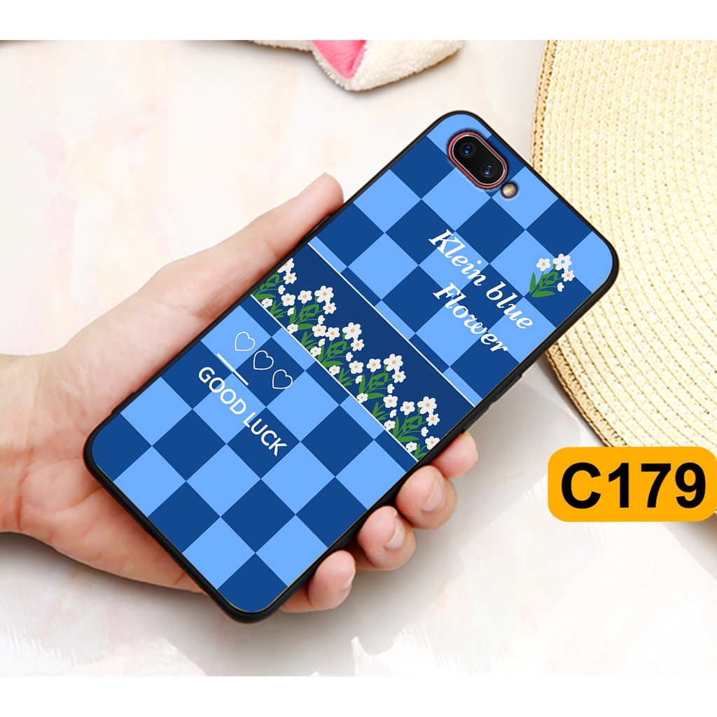 Ốp Realme C1 / C2 in hình hoa cỏ nhẹ nhàng,họa tiết caro xinh xắn.ốp lưng chống sốc