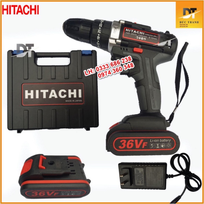 Siêu hot Máy khoan pin 36V HITACHI đa chức năng.