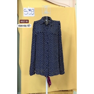 áo somi voan hoạ tiết size M/M+.S39