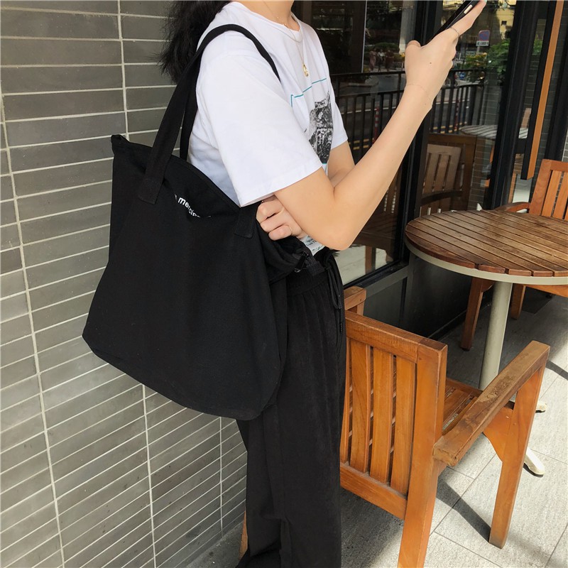 [Mã FAMAYWA2 giảm 10k đơn từ 50k] Túi tote bag đẹp vải bố trơn mềm đẹp giá rẻ TX52 | BigBuy360 - bigbuy360.vn