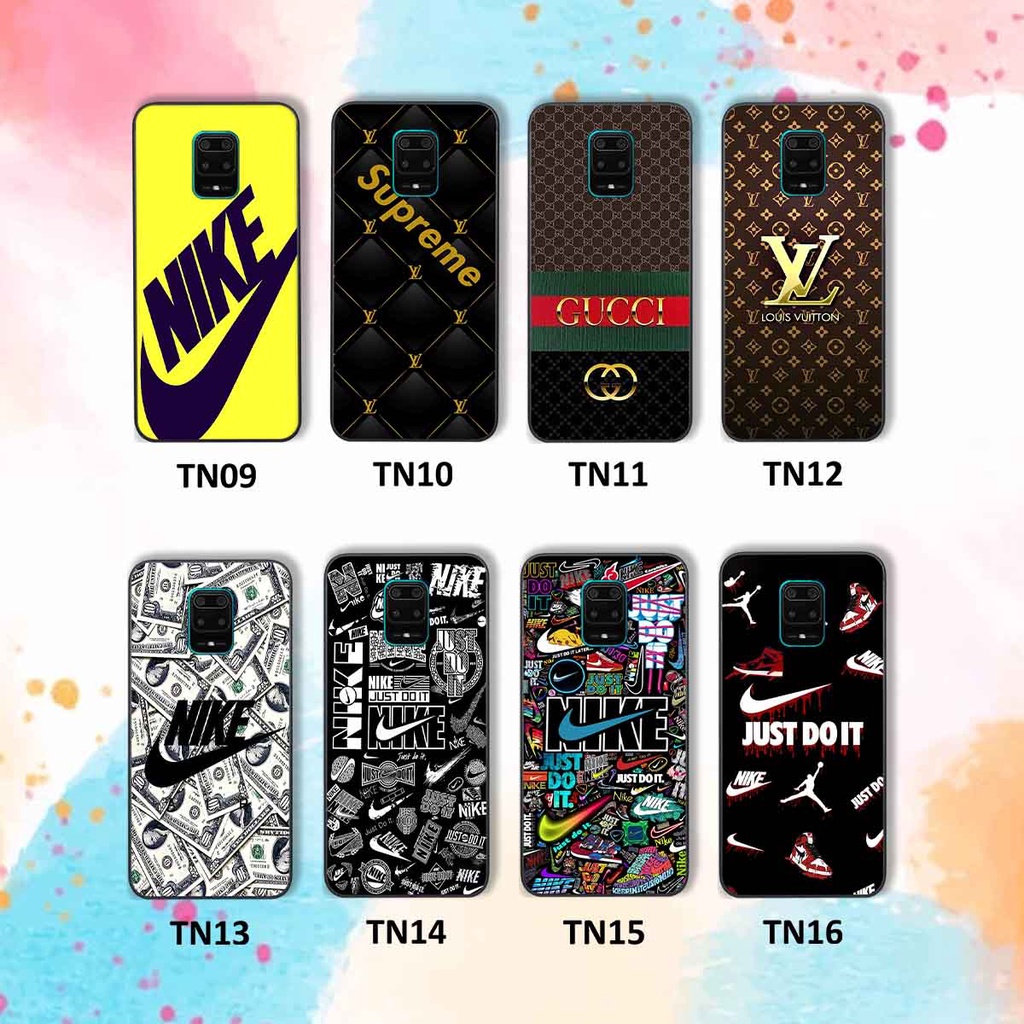Ốp Xiaomi Redmi Note 9 / Note9s / Note 9 Pro in hình thương hiệu L.V, N.I.K.E cá tính, đẳng cấp