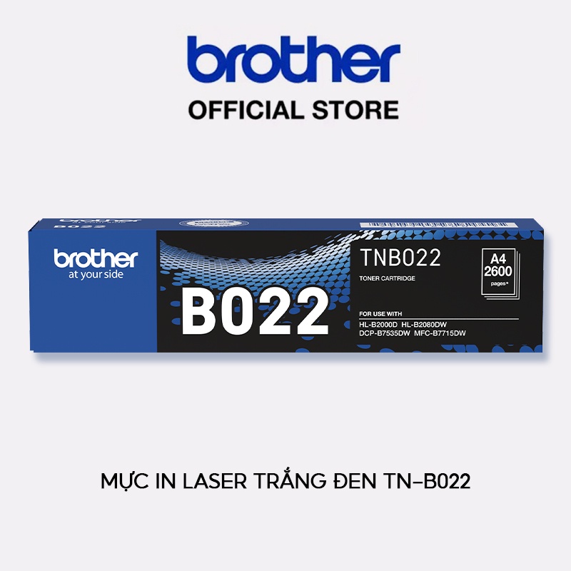 Mực in laser trắng đen Brother TN-B022 cho máy in HL-B series