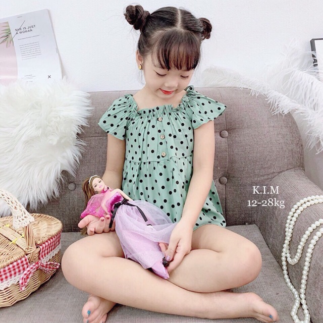 [Bi Bèo] Bộ bi cho bé gái từ 9-19kg