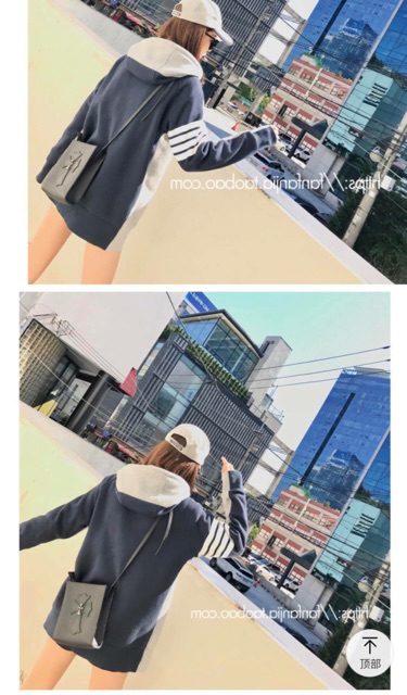 Áo nỉ hoddie dáng dài