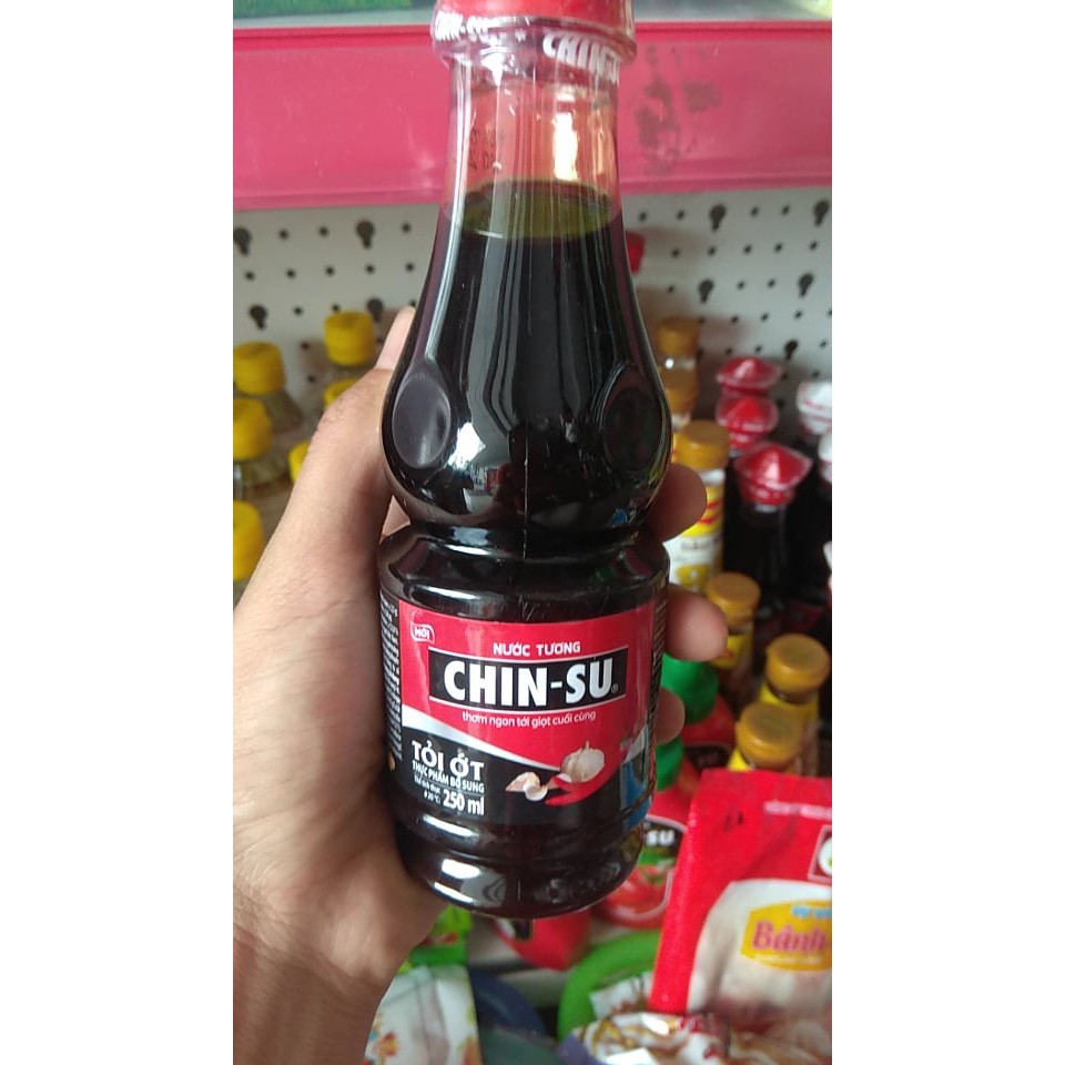 Nước tương, xì dầu chinsu chai 250ml