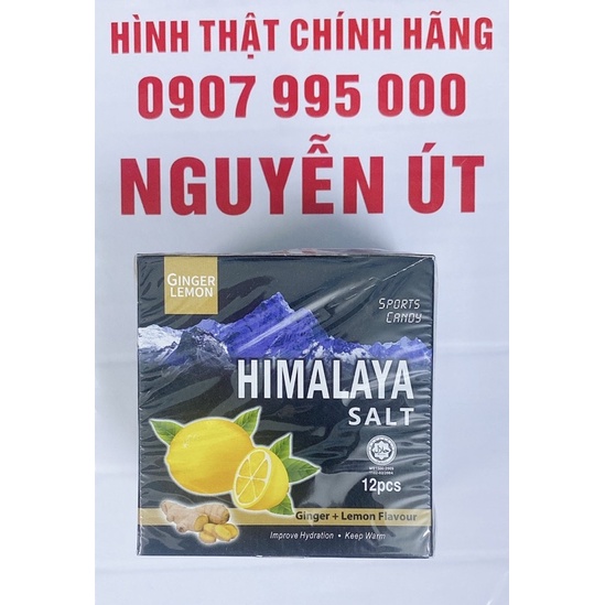 Kẹo Chanh muối gừng himalaya hộp 12 gói