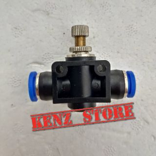 Van tiết lưu ống hơi 8mm, 6mm. Van chỉnh áp khí nén ống 8mm, 6mm