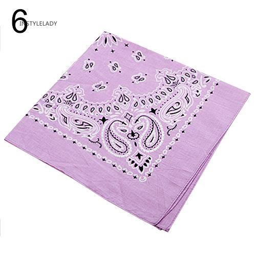 Khăn quàng cổ vuông bằng vải cotton phong cách Hip Hop cho nam nữ 55 x 55cm