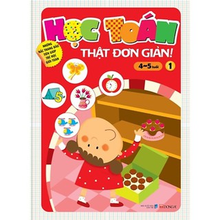 Sách - Học toán thật đơn giản (4-5 tuổi) T1 - Đỏ