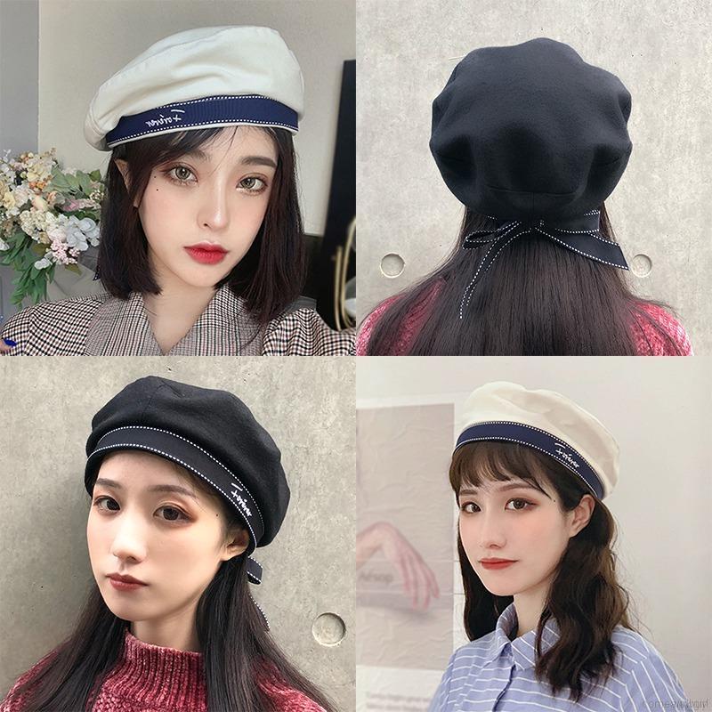 Nón beret thủy thủ xinh xắn trẻ trung dành cho nữ