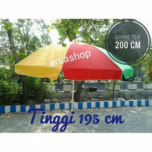 Dù Che Nắng Mưa Kích Thước 200cm Dùng Trang Trí Nhà Cửa / Quán Cà Phê