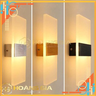 Đèn Tường - Đèn Gắn Tường Decor Hình Khối Chữ Nhật (3 chế độ ánh sáng)