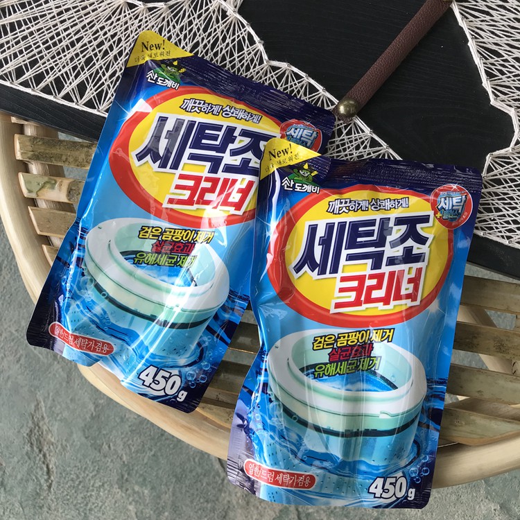 Bột Tẩy Lồng Máy Giặt Vệ Sinh Làm Sạch Lồng Máy Giặt 450g MINISHOP H106