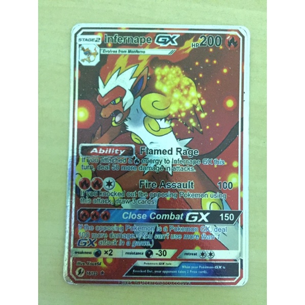 01 thẻ bài Pokemon Vmax,V,Gx.