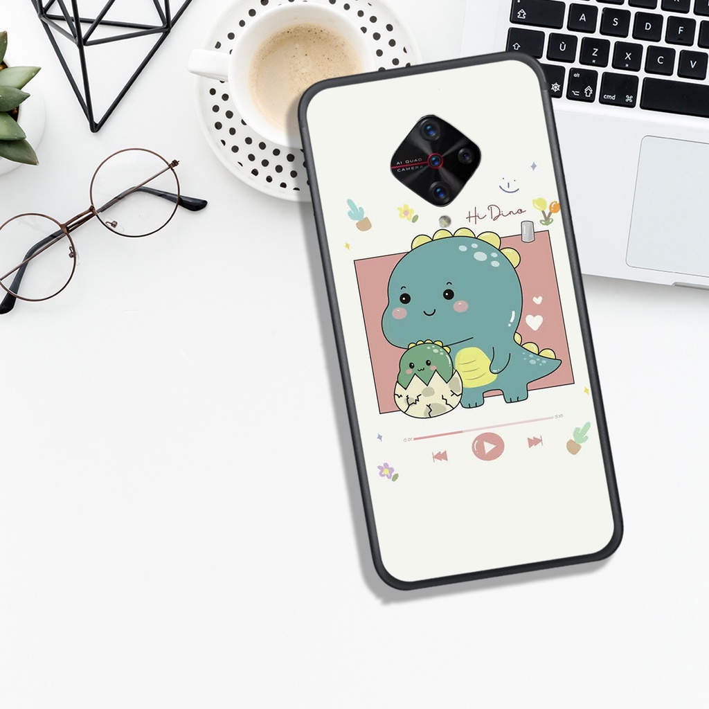 [HOT]ỐP VIVO S1 - S1 PRO , IN HÌNH KHỦNG LONG CHIBI SIÊU DỄ THƯƠNG.